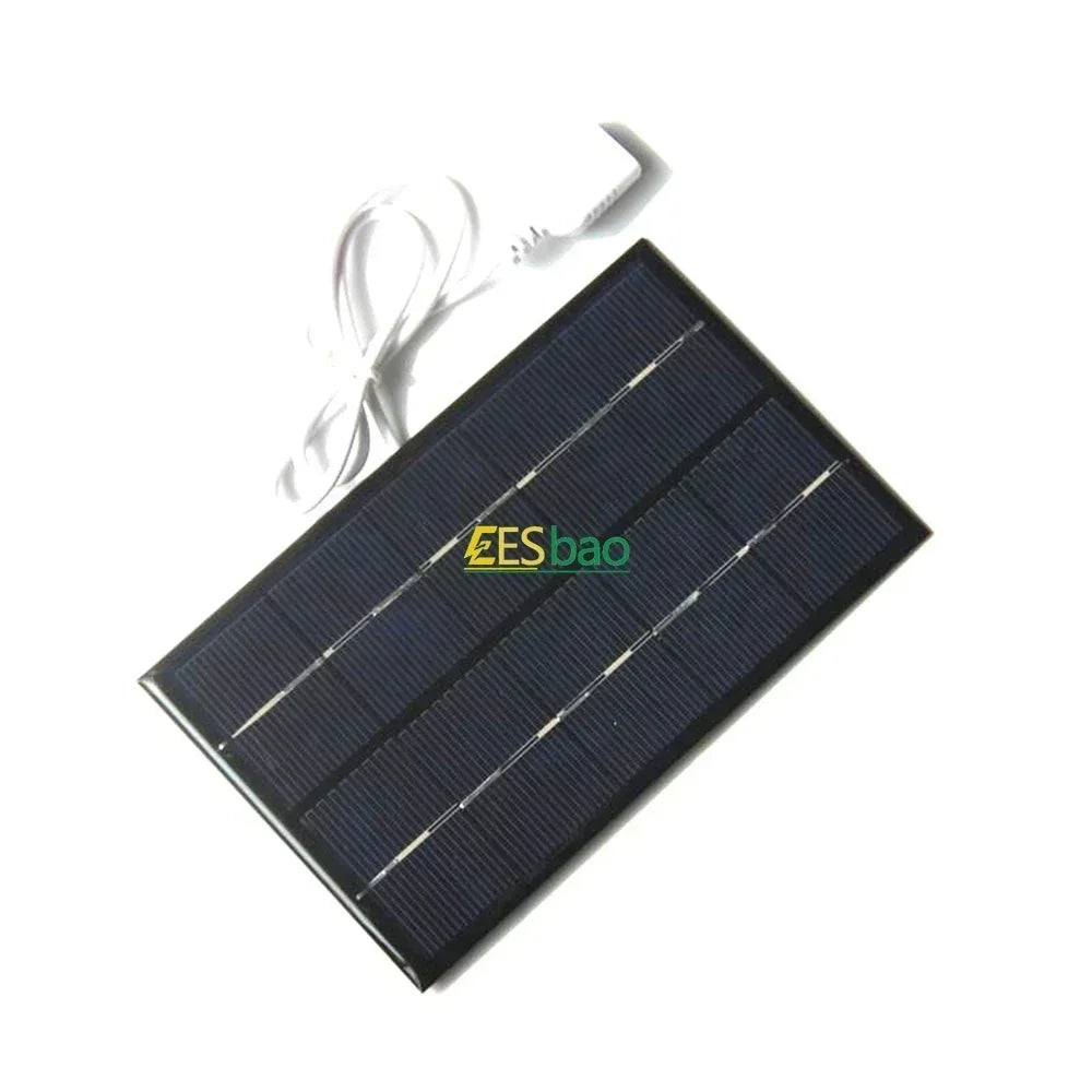 Portable Waterproof Solar Panel Charger – 5W USB for Phones, Tablets & Outdoor Hiking